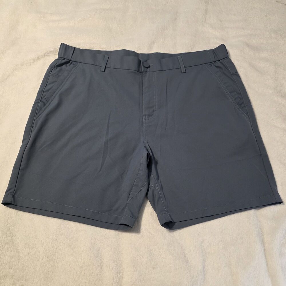 JACK ARCHER Jetsetter Men's Shorts 36 Charcoal Golf gray Performance Stretch 7"
